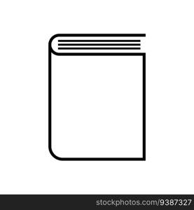 book icon vector template illustration logo design
