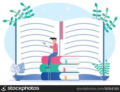 Book icons as literary meanings and the author’s moral ideas on the concept of education. A method of presenting creative ideas with hidden information. Publishing events for blogs, poems or novels.