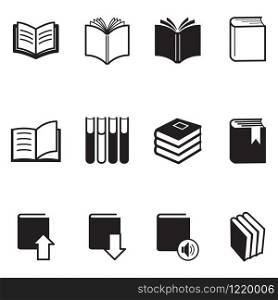 Book icons Vector Illustration