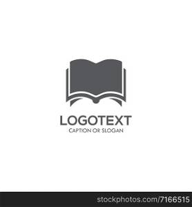 Book logo. Education symbol. Book store logo. Library logo