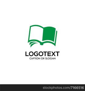 Book logo. Education symbol. Book store logo. Library logo