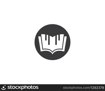 Book logo icon illustration design