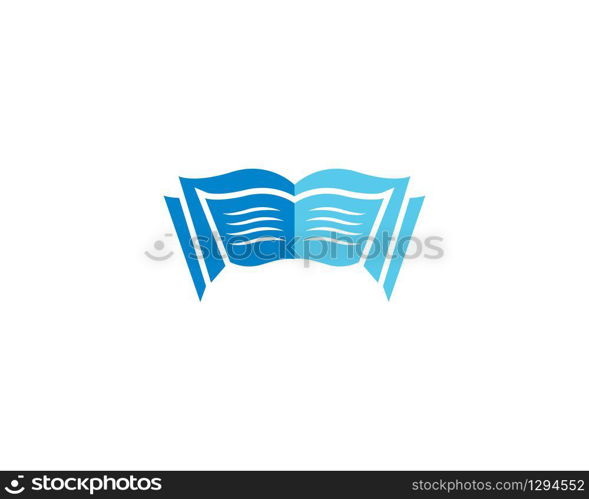 Book logo icon illustration design