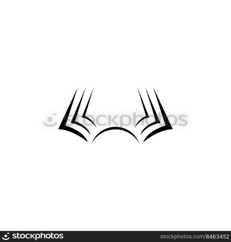 book logo stock illustration design