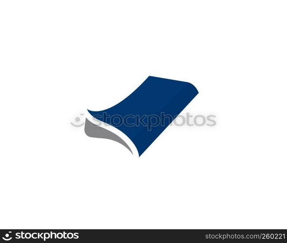 Book Logo Template vector Illustration design