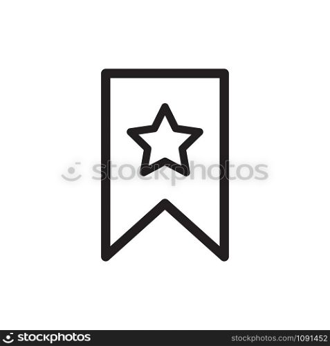 book mark icon vector logo template in trendy flat style