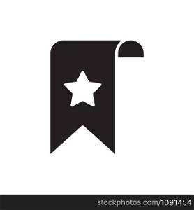 book mark icon vector logo template in trendy flat style