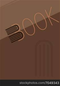 Book Minimal Design Creative Vector Art Illustration