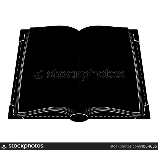 book old retro vintage icon stock vector illustration isolated on white background