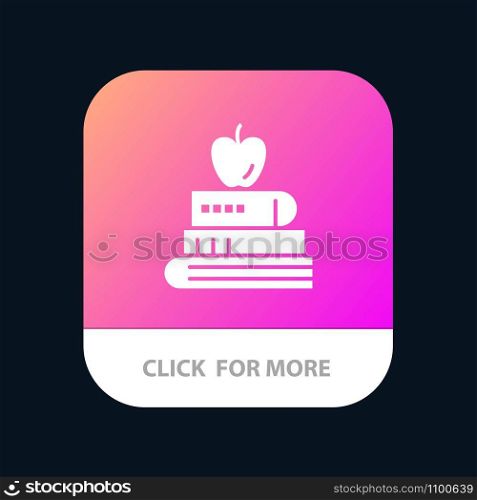 Book, Pen, Food, Education Mobile App Icon Design