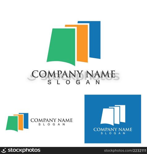 Book read logo and symbol vector