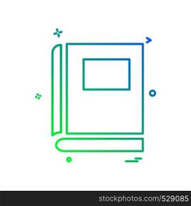 book school study icon vector design