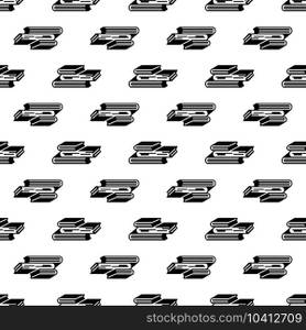 Book stack pattern seamless background texture repeat wallpaper geometric vector. Book stack pattern seamless vector