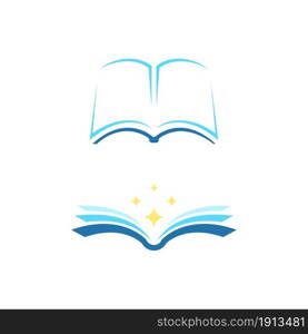 Book Vector icon design illustration Template