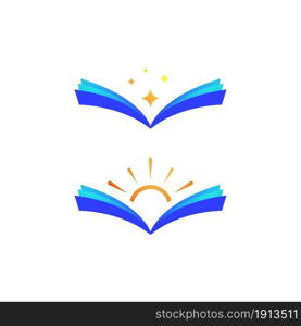 Book Vector icon design illustration Template