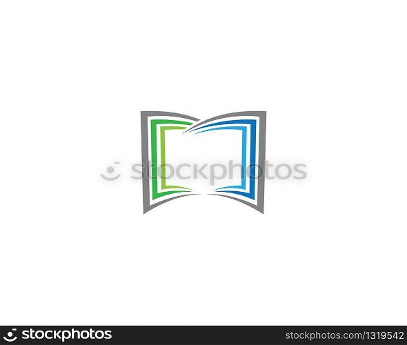 Book vector symbol icon illustration design