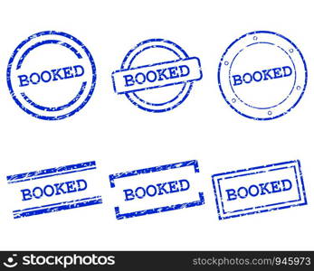 Booked stamps