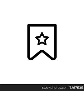 Bookmark icon design vector template