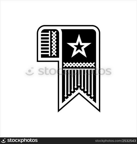 Bookmark Icon, Page Mark, Current Page Marker Vector Art Illustration