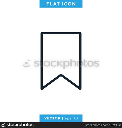 Bookmark Icon Vector Design Template