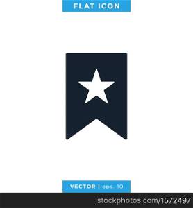 Bookmark Icon Vector Design Template