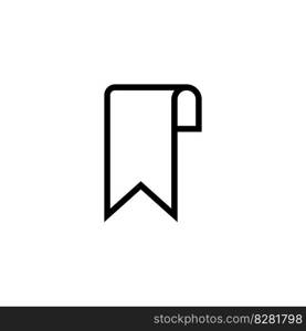 bookmark icon vector design templates white on background