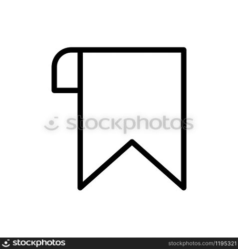 Bookmark icon vector symbol design templates isolated on white background