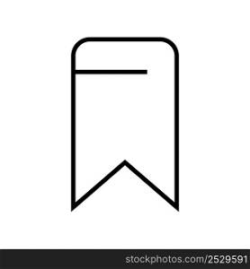 Bookmark line icon