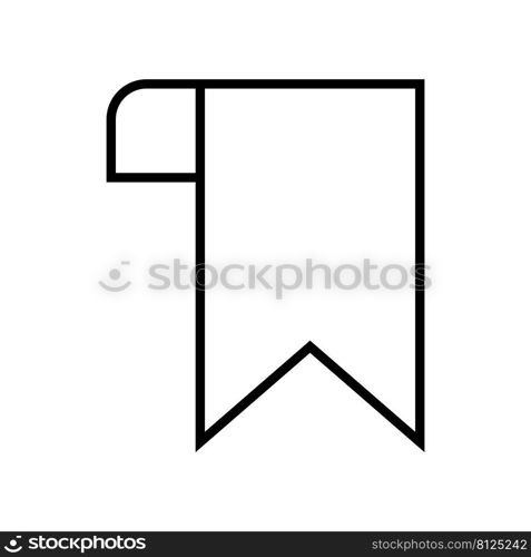 Bookmark outline icon