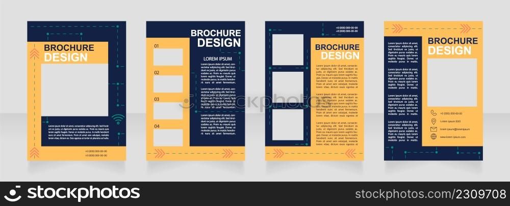 Bookstore wholesale offer for customer blank brochure design. Template set with copy space for text. Premade corporate reports collection. Editable 4 paper pages. Arial, Myriad Pro fonts used. Bookstore wholesale offer for customer blank brochure design
