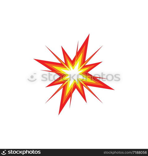 boom explosion icon vector illustration design