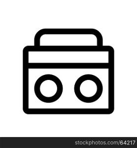 boombox, Icon on isolated background