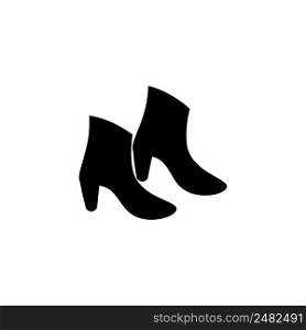 Boots, shoes icon template vector design