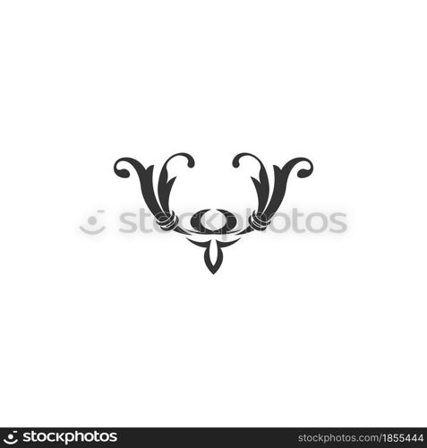 Border, ornament icon design template vector