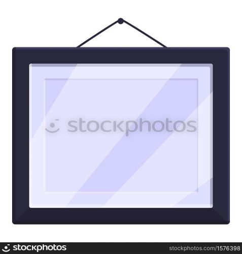 Border photo frame icon. Cartoon of border photo frame vector icon for web design isolated on white background. Border photo frame icon, cartoon style