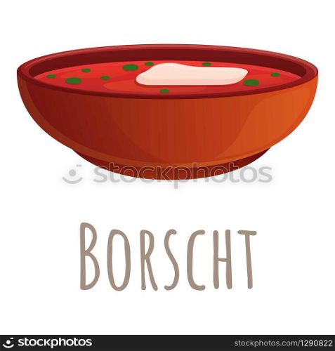Borschi icon. Cartoon of borschi vector icon for web design isolated on white background. Borschi icon, cartoon style