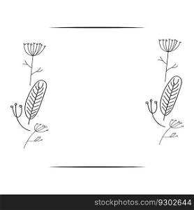 Botanical flowers frame. Vector Illustration. Vector 10ESP. Botanical flowers frame. Vector Illustration. Frames, Circles
