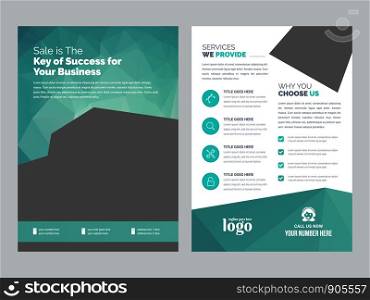 Both Side Flyer Design Template for any type of corporate use