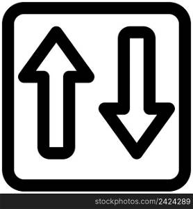 Both way direction traffic incoming and outgoing direction