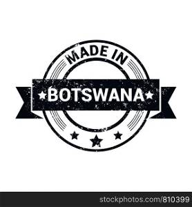 Botswana stamp design vector