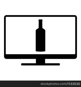 Bottle and screen