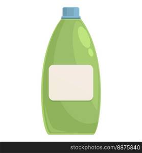 Bottle disinfectant icon cartoon vector. Liquid detergent. Cleaner container. Bottle disinfectant icon cartoon vector. Liquid detergent