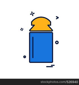 Bottle icon design vector