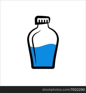 Bottle Icon Design Vector Art Illustration