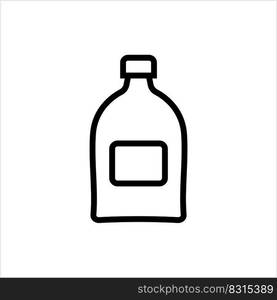 Bottle Icon Design Vector Art Illustration