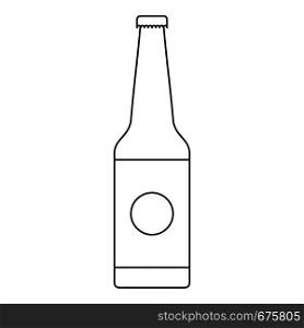 Bottle icon. Outline illustration of bottle vector icon for web. Bottle icon, outline style.