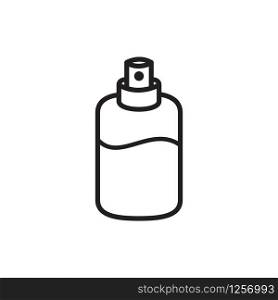 bottle icon, perfume icon in trendy flat style