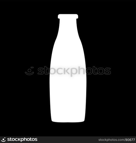 Bottle it is white icon .. Bottle it is white icon . Flat style .