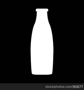 Bottle it is white icon .. Bottle it is white icon . Flat style .