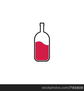bottle logo vector icon illustration design